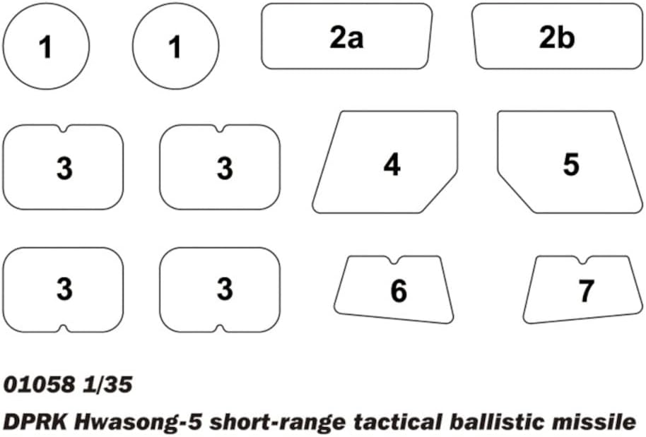 Trumpeter 751058 DPRK Hwasong-5 Short-Range Tactical ballixtic Missile 1/35 Taktische Kurzstreckenra