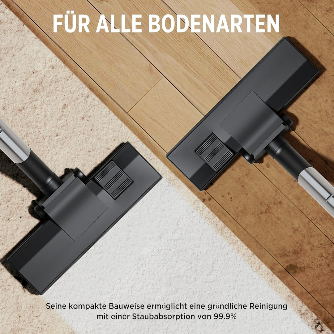 OYLCDI Beutelloser Bostaubsauger ohne Beutel,1600W Staubsauger|70dB|Bodenstaubsauger|HEPA Filter Bod