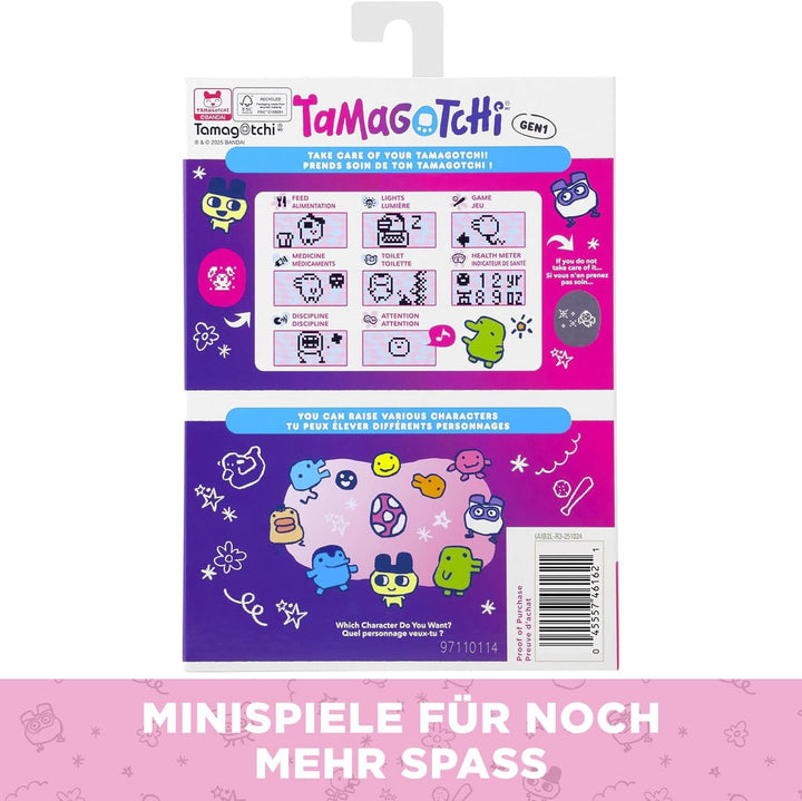 Bandai - Tamagotchi - Original Tamagotchi - Avocado Mix - Elektronisches virtuelles Haustier mit Far