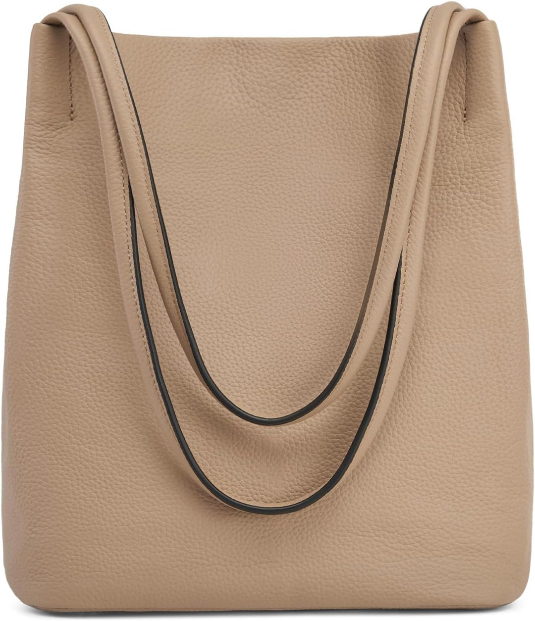 Kattee Damen Handtaschen und Tragetaschen aus weichem Echtleder Schultertasche mit magnetischem Druc