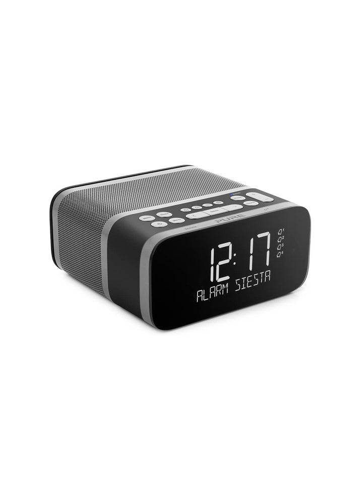 Pure Siesta S6 Bluetooth Radiowecker (Digitalradio, CrystalVue Display, Bluetooth, DAB/DAB+ und UKW,