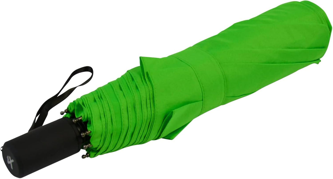 iX-brella Trekking XL Taschenschirm 115 cm gross mit Umhängetasche neon green, neon green