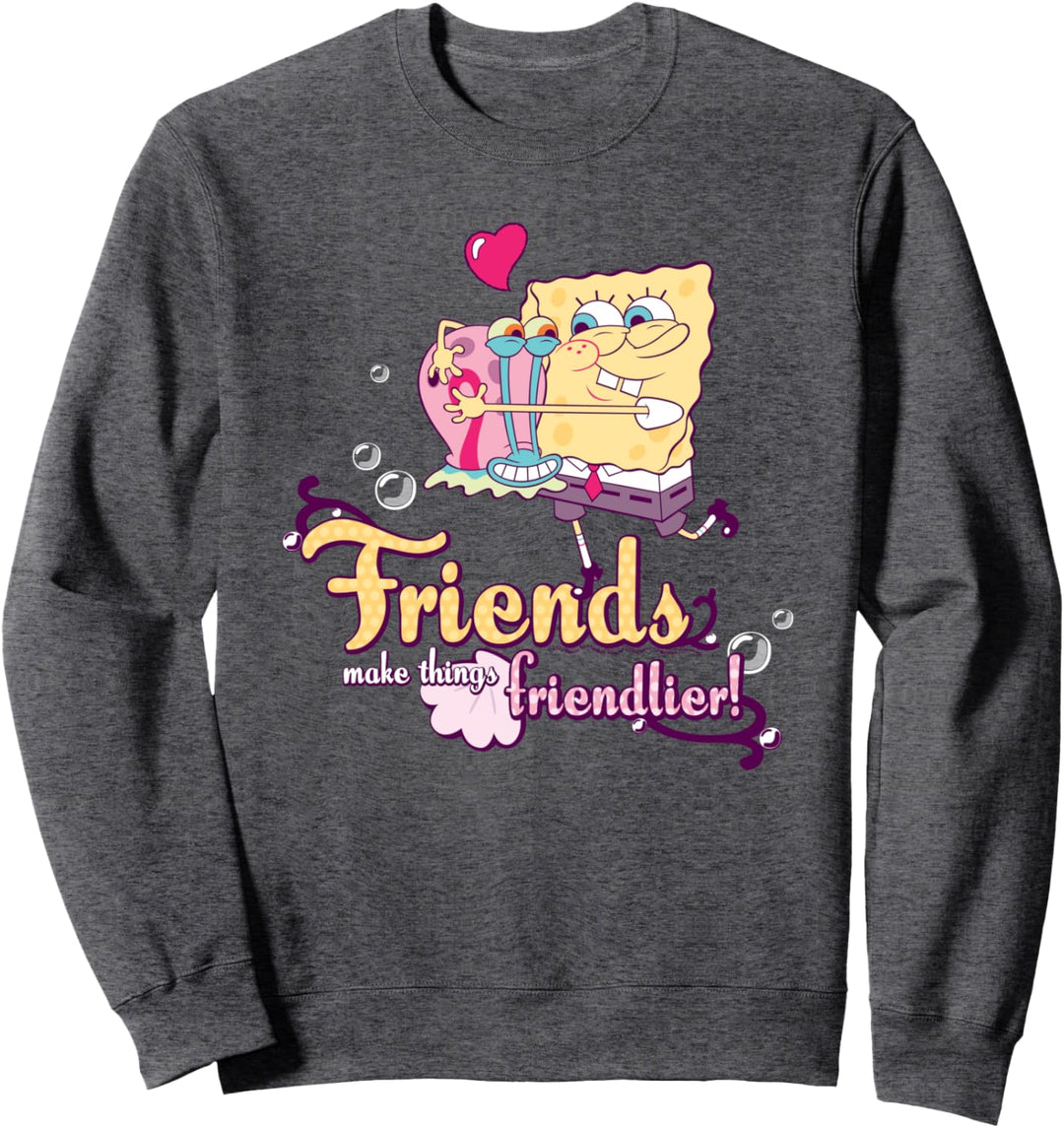SpongeBob SquarePants And Gary, Best Friends Valentine's Day Sweatshirt