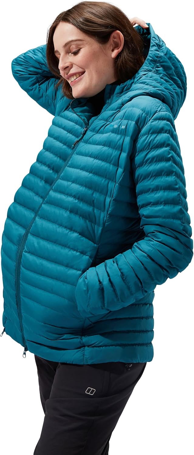 Berghaus Damen Nula Hooded Maternity 2in1 Jacket 40 Deep Ocean, 40 Deep Ocean