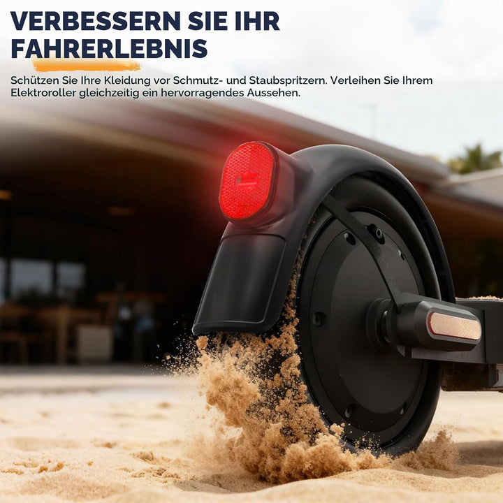 Hinterer Kotflügel + LED-Rücklicht-Kit für Xiaomi Scooter 4 Pro &amp; 2nd Gen, Integriertes Set Ohne Zus