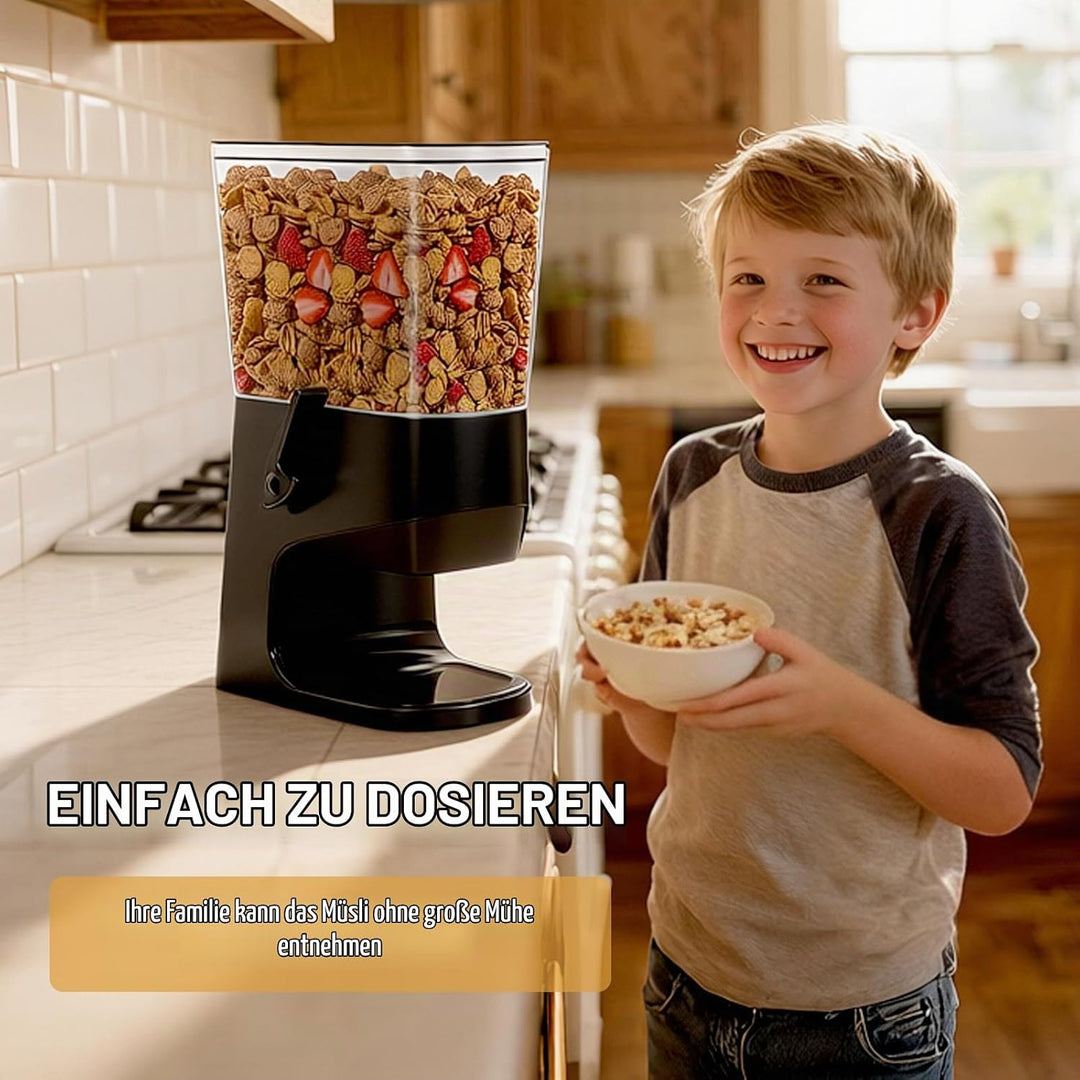 Tokokimo Müslispender, Zerkleinert Keine Cerealien Beim Ausgeben, 3,2L Cereal Dispenser &amp; Cornflakes