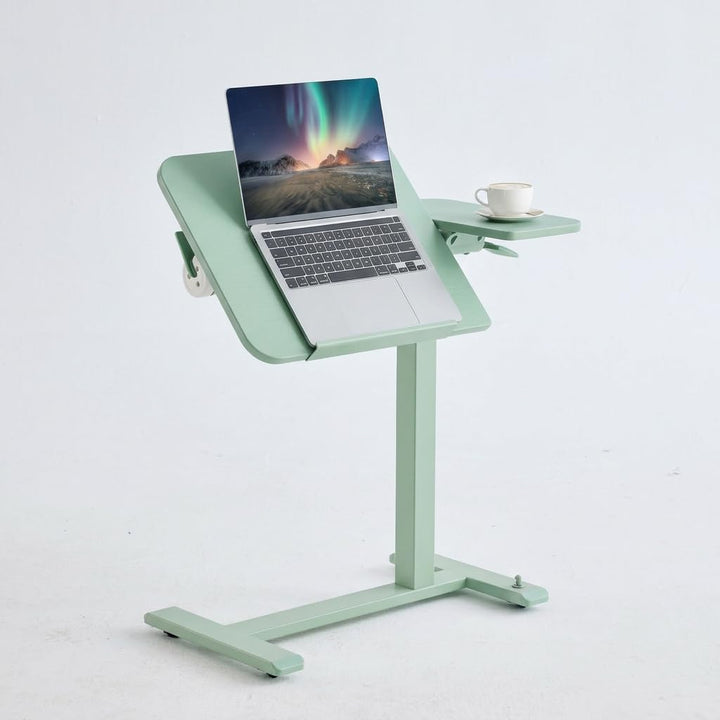 MUSSO AnyDesk-D5 Mobiler Steh-Sitz-Schreibtisch, höhenverstellbar 68-108cm, Laptoptisch mit Gasdruck
