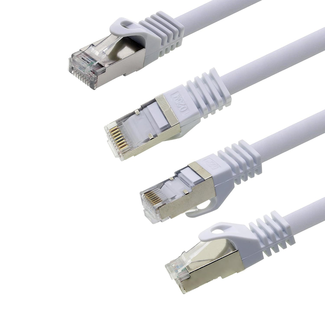 2,0m - 7 Farben - 7 Stück CAT.7 Computer Ethernet Kabel Netzwerkkabel (Rohkabel) Patchkabel S-FTP LS