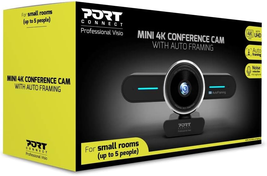 Port Mini-Konferenzkamera 4K mit automatischer UHD-Wiederherstellung