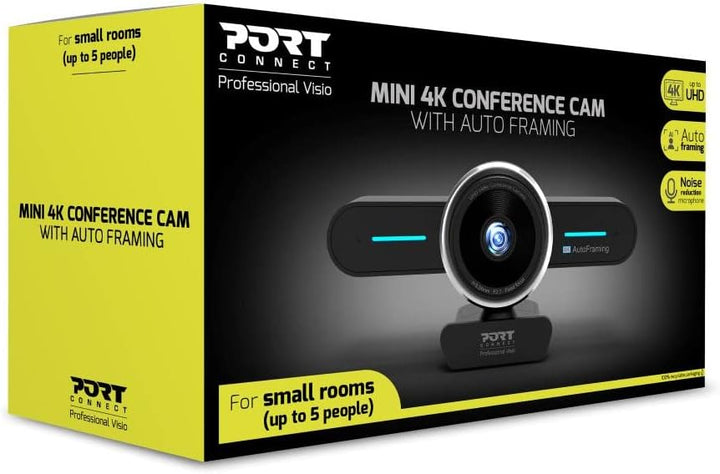 Port Mini-Konferenzkamera 4K mit automatischer UHD-Wiederherstellung