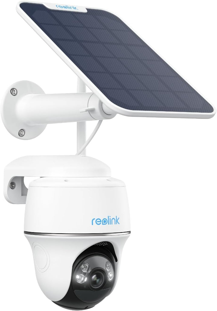 Reolink 2K PTZ Solar Überwachungskamera Aussen Akku, Personen-/Autoerkennung, 355°/140° Pan Tilt WLA