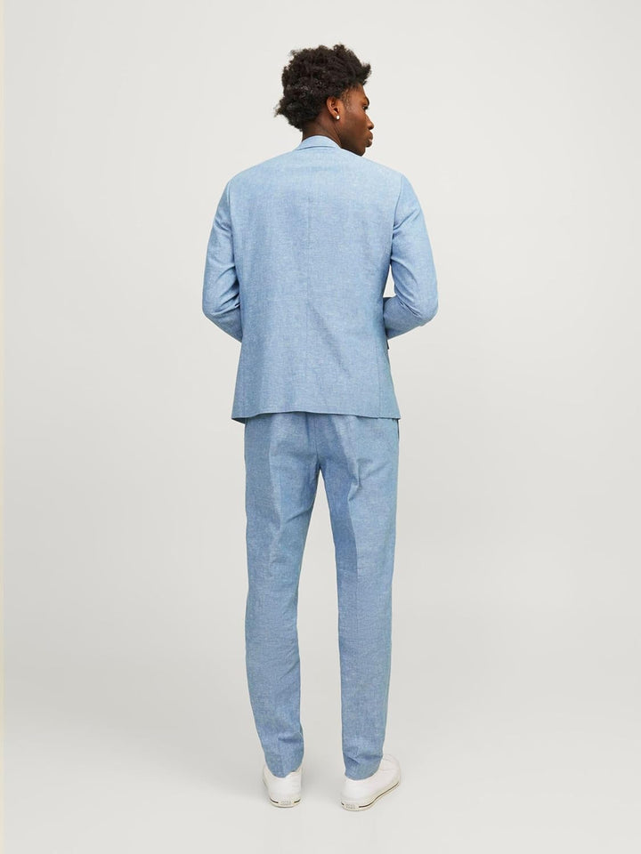 JACK & JONES Herren Jprriviera Linen Blazer Slim Fit Sn Slim Fit Blazer 48 Troposphere/Fit:slim Fit,