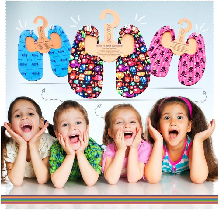 Slipstop Kinder Strandschuhe Anti Rutsch Sport Schuhe Schwimm- Badeschuhe Urlaub Unisex Sonnenschutz