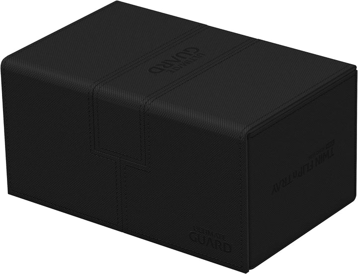 Ultimate Guard UGD011234 Twin Flip`n`Tray 160+ XenoSkin Monocolor Schwarz Kartenbox, Schwarz