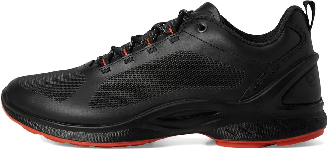 ECCO Herren Biomfjuelm Sneaker 39 EU Black Red, 39 EU Black Red