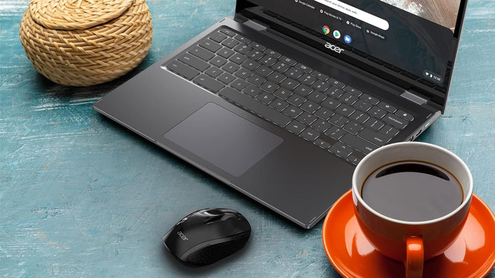 Acer Wireless Chrome Maus G69 RF2.4G (1600 DPI, WWCB-zertifiziert, Smart-Power-Management, schlankes