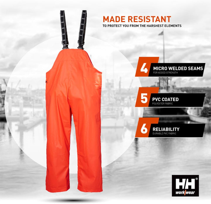 Helly Hansen Workwear Mandal Latzhose 3XL Dunkelorange, 3XL Dunkelorange