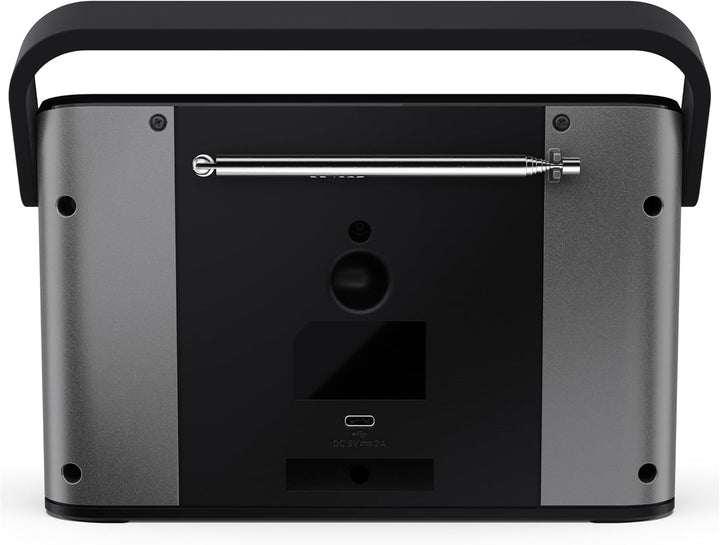 SHARP DR-P540(GY) Osaka Tragbares Digitalradio – DAB+/FM, Bluetooth 5.3, BestTune-Technologie, 120 R