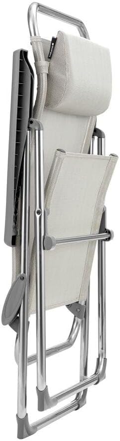 Lafuma ALU Stuhl Cham XL, Batyline, Rye II, 67,5 x 68 x 111 cm Seigle Ii, Seigle Ii