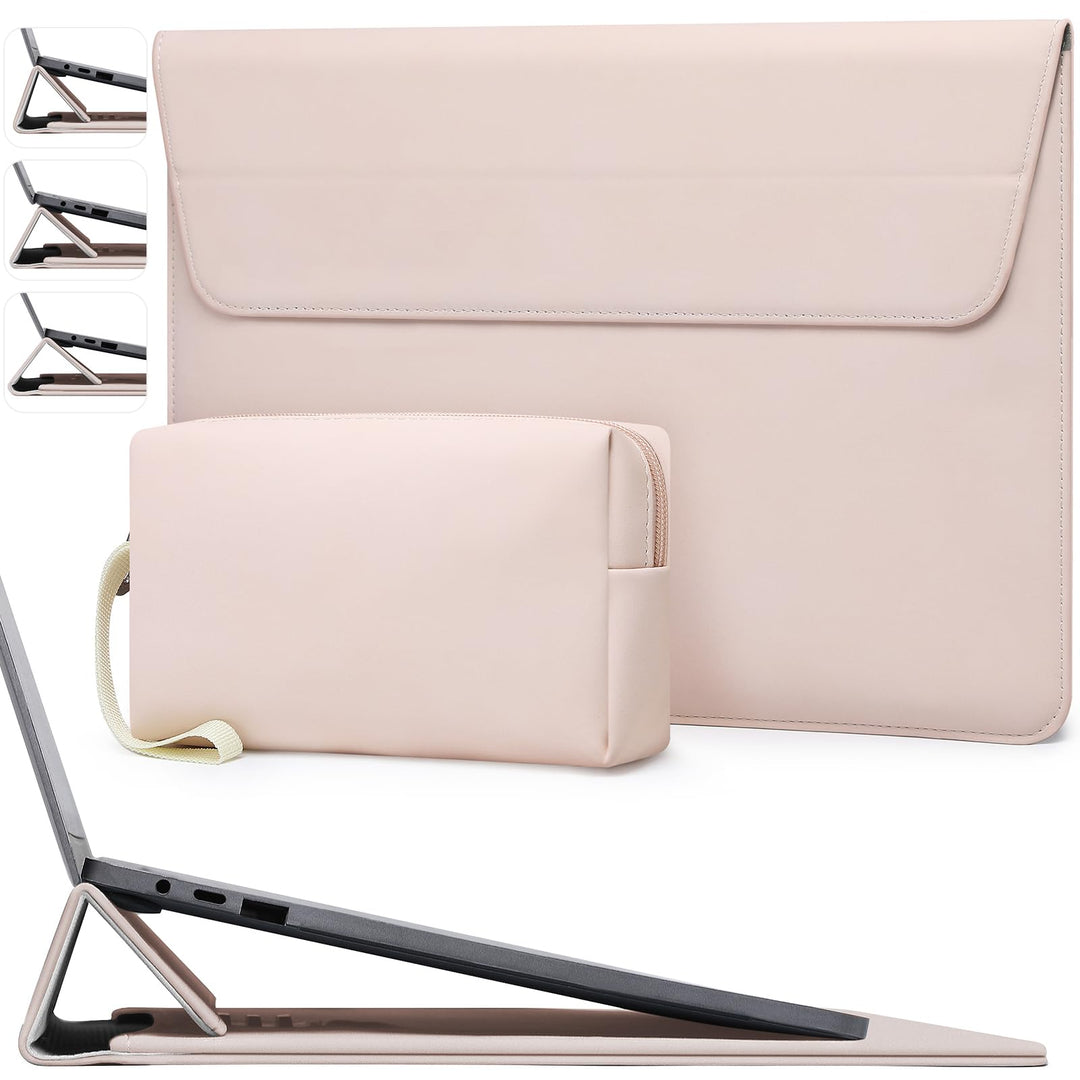 HYZUO 13 Zoll Laptop Hülle Tasche mit Einstellbarer Ständer für MacBook Air 13 M5 A3449 M4 M3 M2 M1