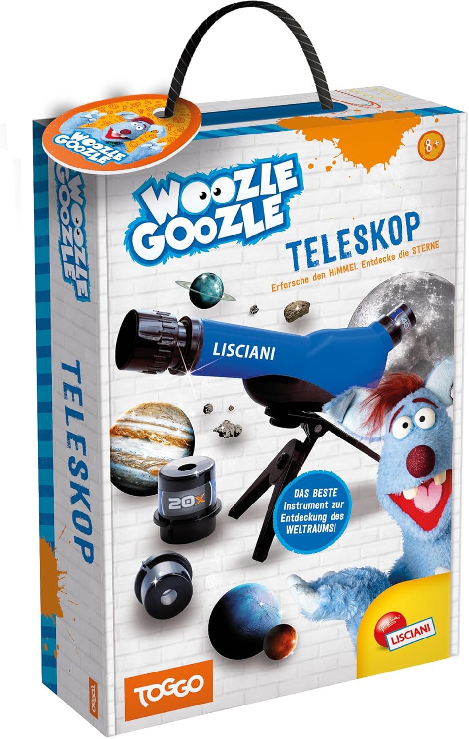 Lisciani - WOOZLE GOOZLE Teleskop Für Kinder Ab 7 Jahren - Astronomie Lernspielzeug Mit Zoom x20 x30