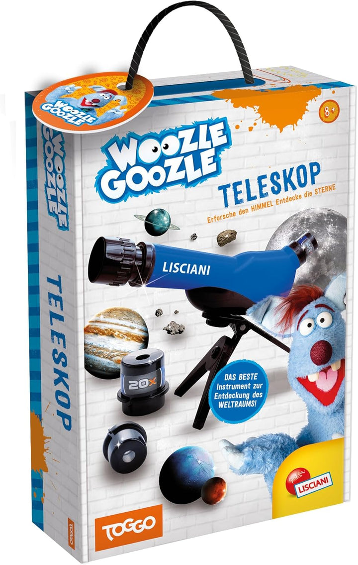 Lisciani - WOOZLE GOOZLE Teleskop Für Kinder Ab 7 Jahren - Astronomie Lernspielzeug Mit Zoom x20 x30