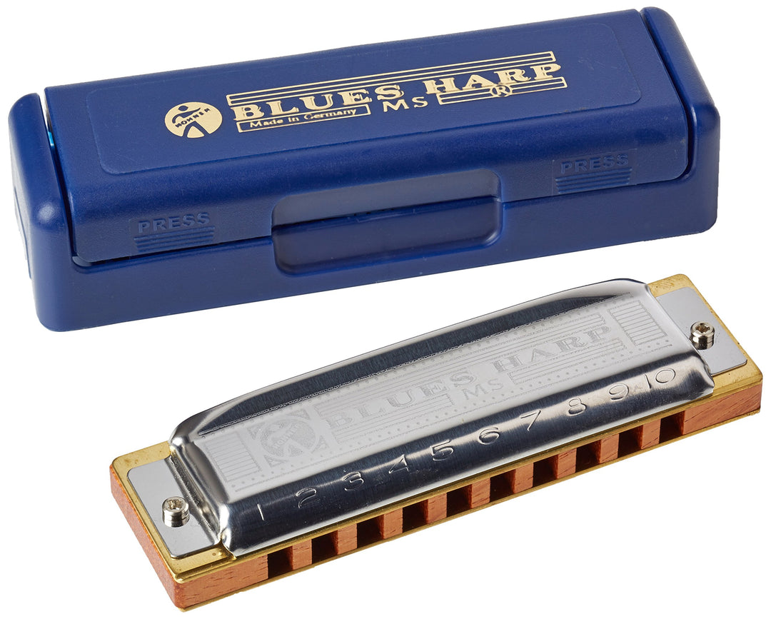 Hohner Blues Harp Mundharmonika in E-Dur Single, Single