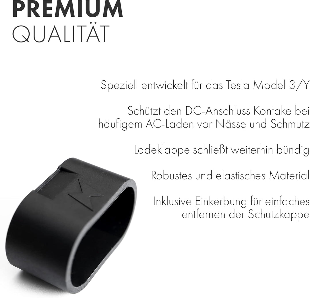 Schutzkappe DC-Anschluss Tesla Model S / 3 / X/Y * – elastische Abdeckung aus robustem Gummi, zum Sc