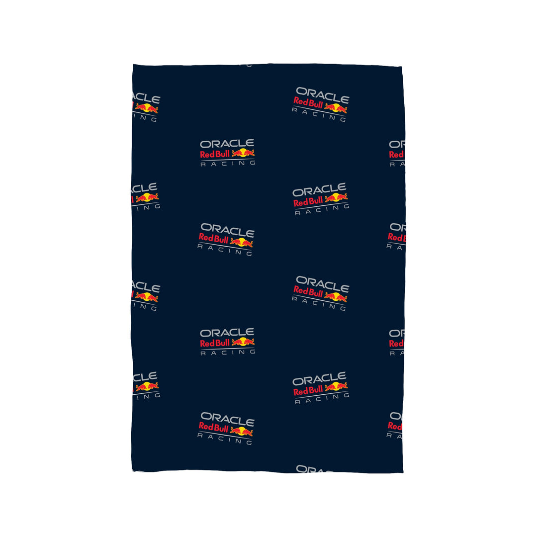 Oracle Red Bull Racing Fleecedecke, offizielles Lizenzprodukt, Formel 1-Design, superweich, warm, pe