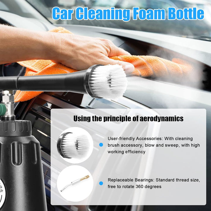 Kupferlager-Anschluss-Zubehör für Tornado-Reinigungswerkzeug Air Blow-Dust Auto Cleaner Tool Hochdru