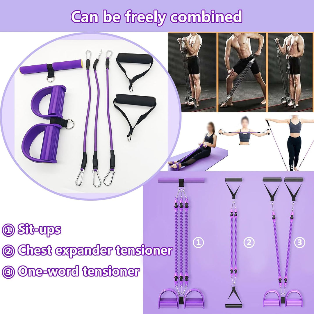 Bauchtrainer Bodybuilding Expander Bauchtrainer Multifunktionstrainer Sit-Up Trainingsgeräte Elastis
