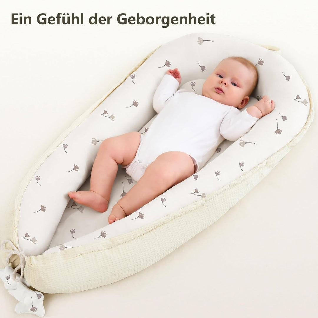 Susurration Babynestchen Kuschelnest Neugeborene Multifunktionale für Kinderbett Vielseitiges Tragba