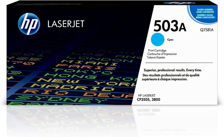 HP 503A Cyan Original LaserJet Tonerkartusche, cyan
