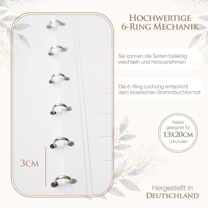 Stammbuch Adria, rot, Velours, Silberprägung, Stammbuchformat