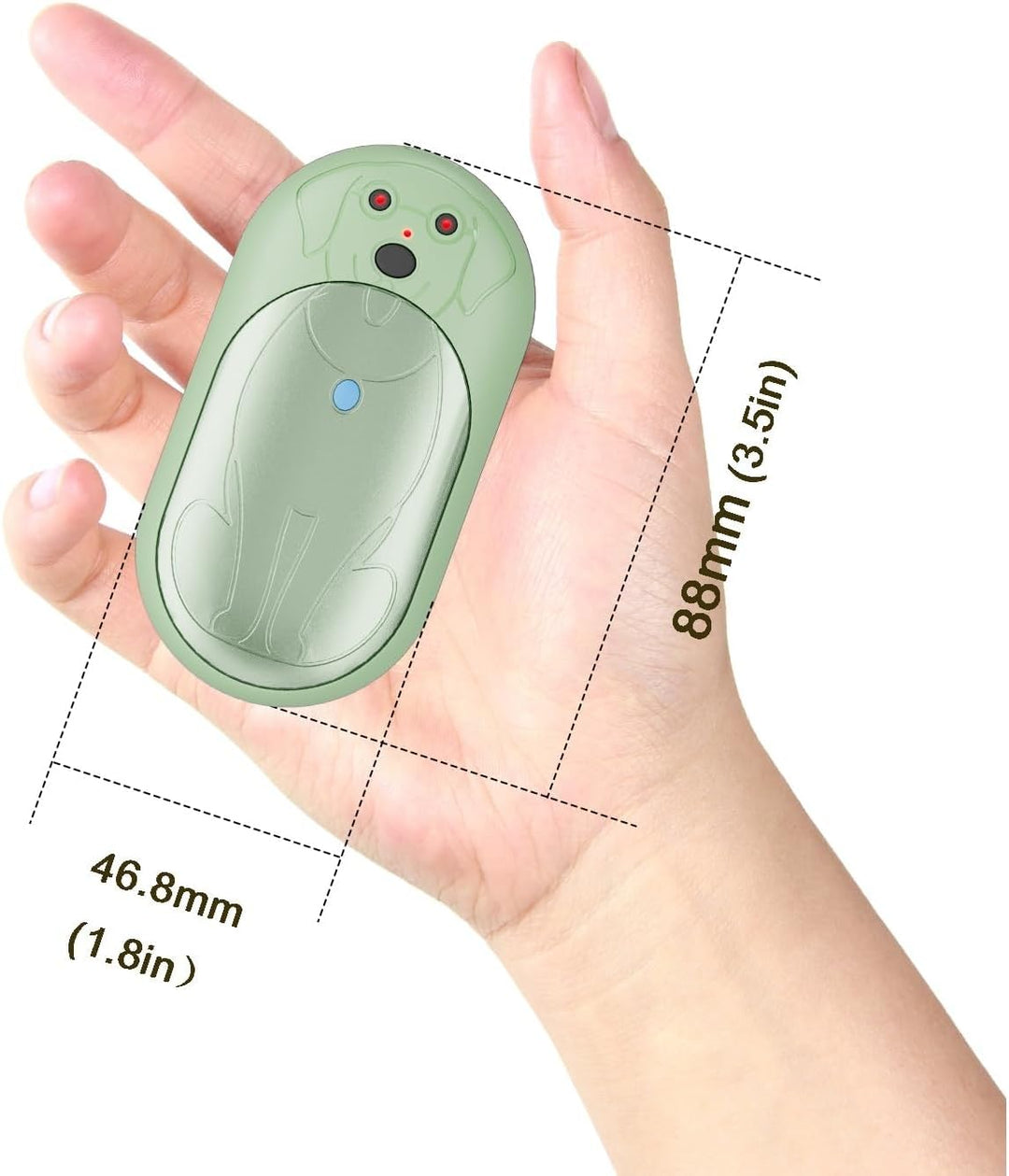 COTOP Handwärmer Elektrisch, 6000mAh 2er Pack Taschenwärmer Wiederverwendbar, akku Handwärmer Kinder