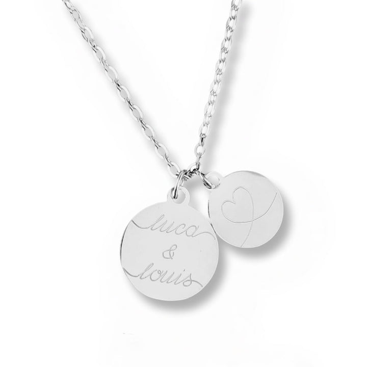Personalisierte Gravur Kette als Geschenk für Frauen | zur Geburt | zur Hochzeit | für die Freundin