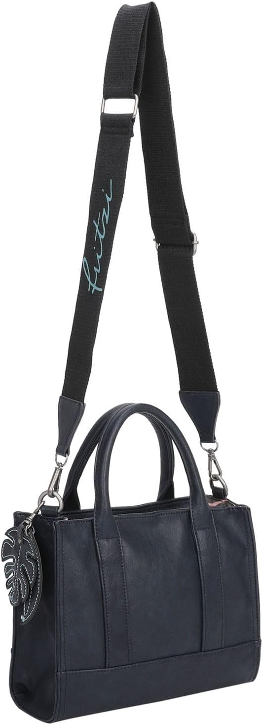 Fritzi aus Preussen Damen Eco Square Handtasche Blau Einheitsgrösse, Blau Einheitsgrösse