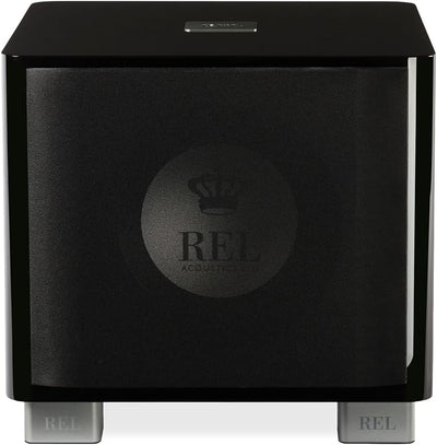 REL Acoustics T/9x Subwoofer, 25,4 cm (10 Zoll) Front-Firing Driver, Pfeil Wireless Port, Hochglanz