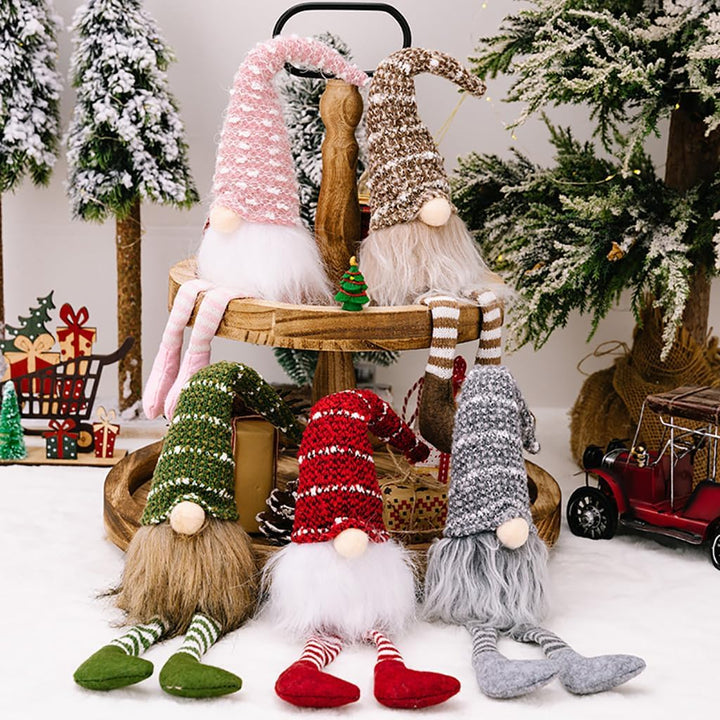 Weihnachtsdeko Innen 5 Stück Weihnachten Deko Wichtel Figuren Weihnachtswichtel Plüsch Weihnachtsdek