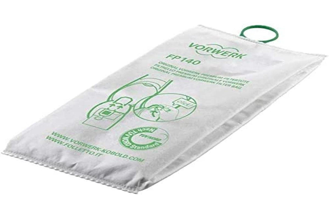 Vorwerk Folletto 140/150 Staubsaugerbeutel Kobold 140 E Vk 150, Original-Filter von Vorwerk, Baumwol