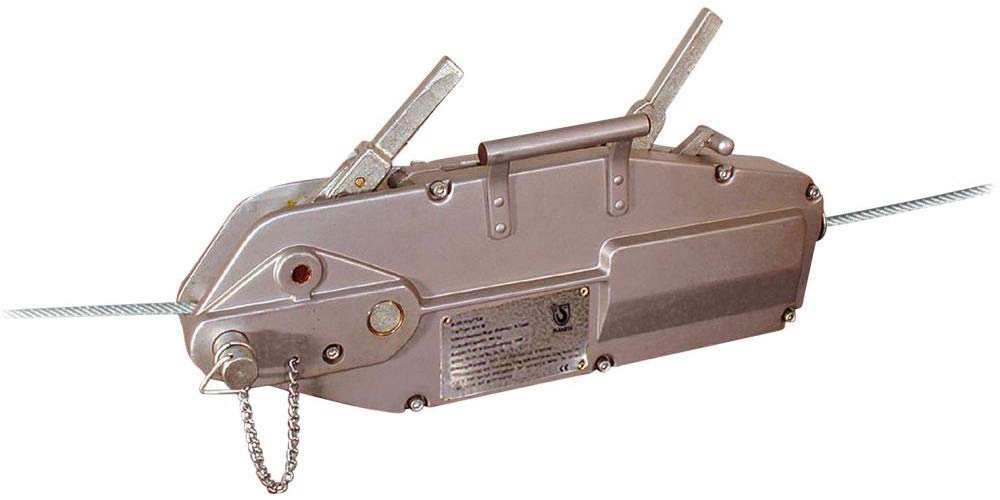Planeta G10104 ROPEMASTER RM16 Aluminium Seilzuggerät, Tragfähigkeit 1.600 kg mit Hebelrohr 20 m Sei