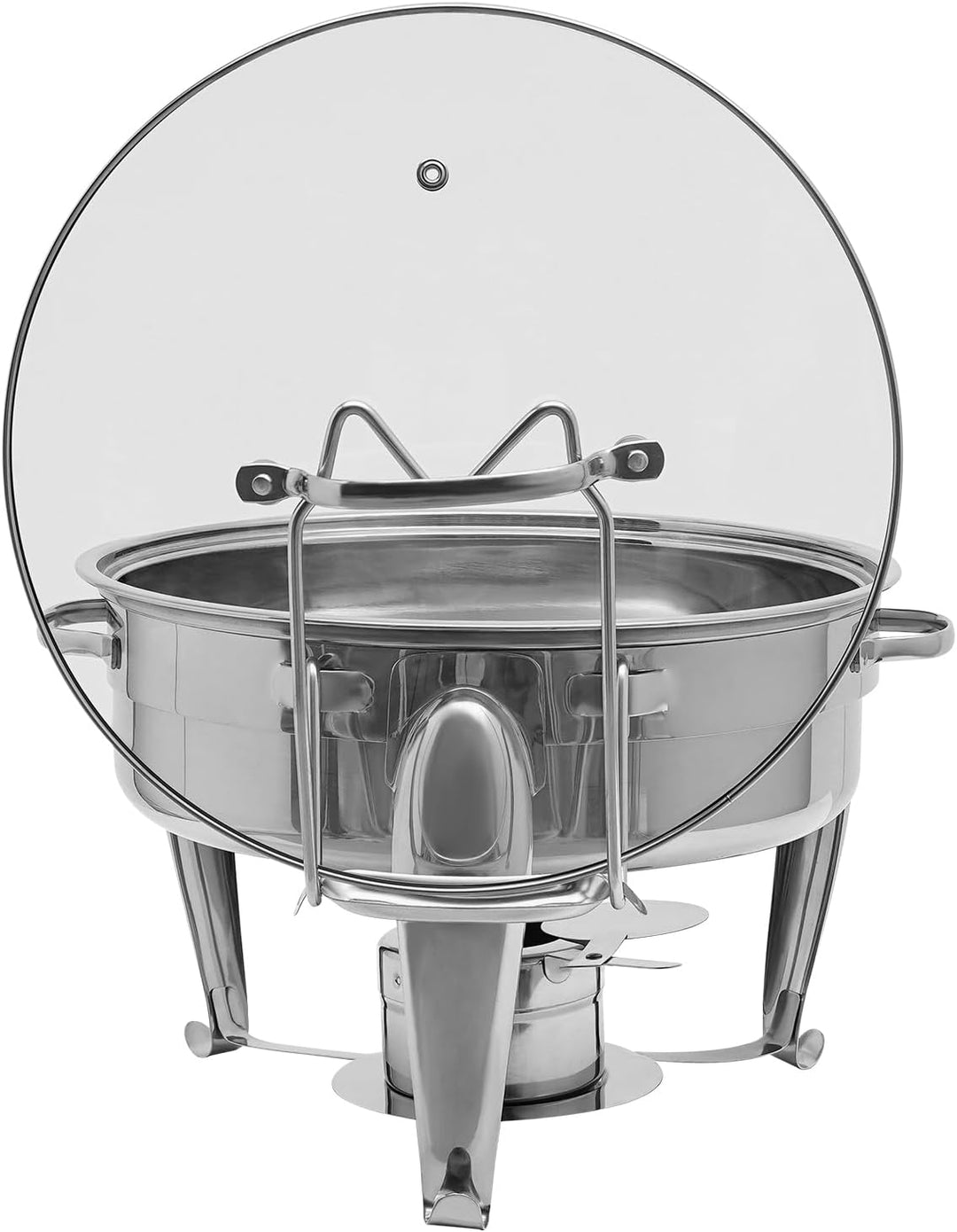 Chafing Dish Professioneller Speisenwärmer, rund, Catering, Buffets, Besteck, professionell, Edelsta