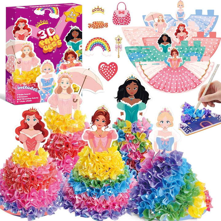 Afufu Poke-in Art Fun Bastelset Kinder 3 4 5 6 7 8 9 10 11 12 Jahre, DIY Kindertagsgeschenke Mädchen