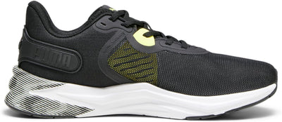 PUMA Unisex Disperse Xt 3 Hyperwave Strassen-Laufschuh 38.5 EU Ash Gray Puma Black Yellow Burst Puma