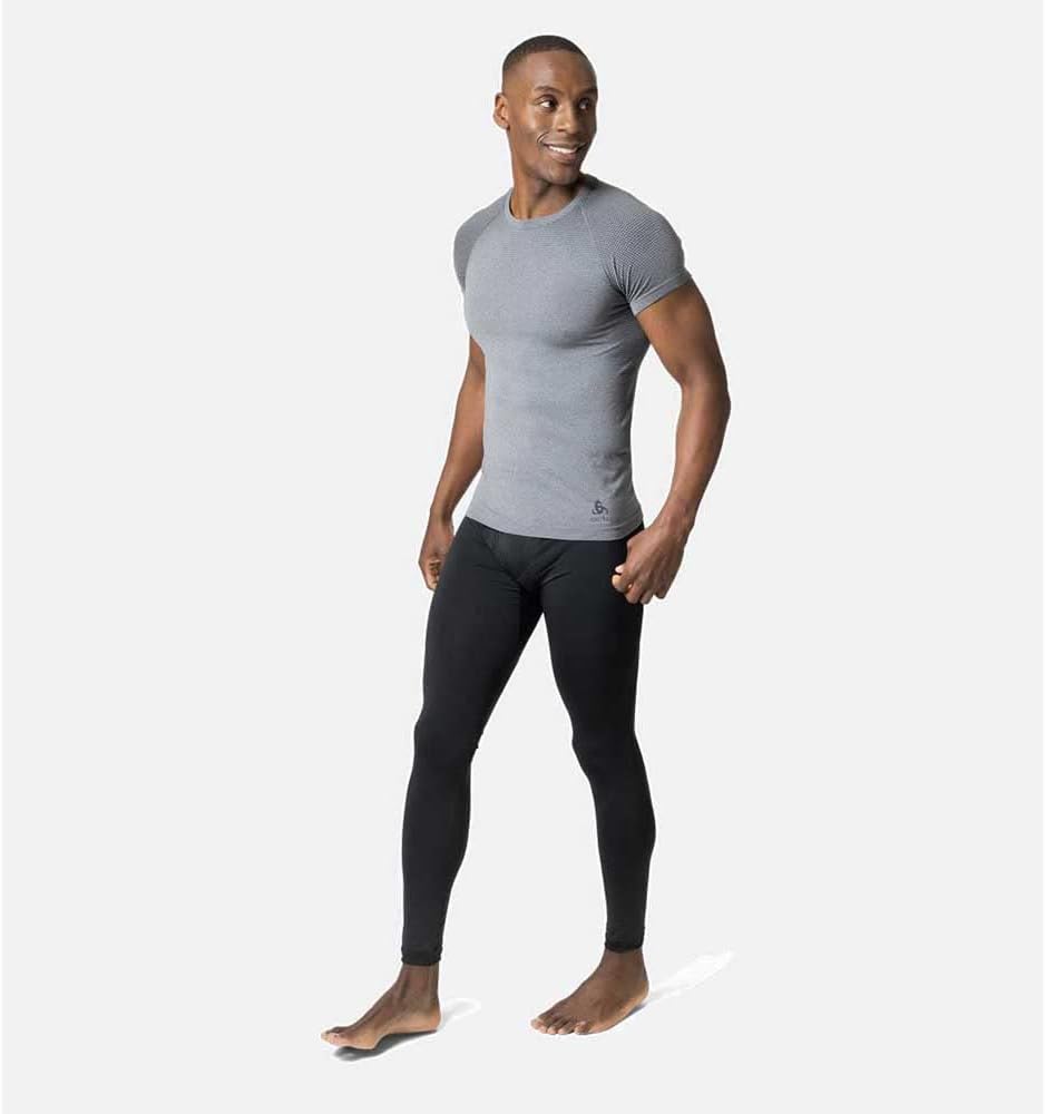 Odlo Herren Funktionsunterwäsche Performance Light ECO S Grey Melange, S Grey Melange
