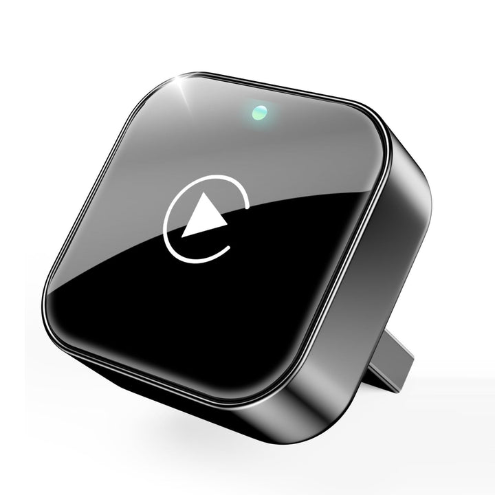 Wireless Carplay Adapter mit Wired Carplay (USB to C), Metalldesign Mini Wireless Car Play Adapter f