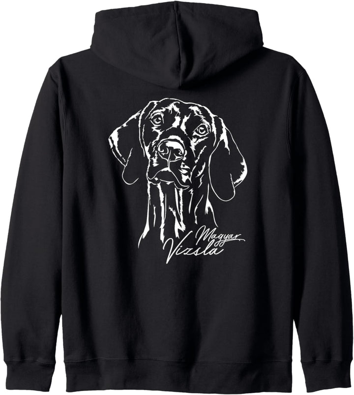 Magyar Vizsla Hund Hunde Jäger Jagd Jagdhunde Hundeportrait Kapuzenjacke
