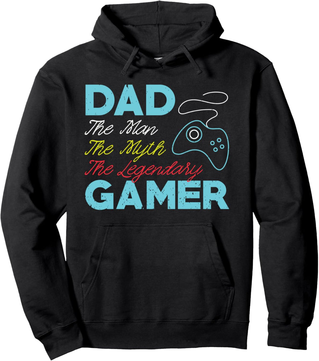 Gamer Dad Der Mann und der Mythos -Video Gamer Pullover Hoodie
