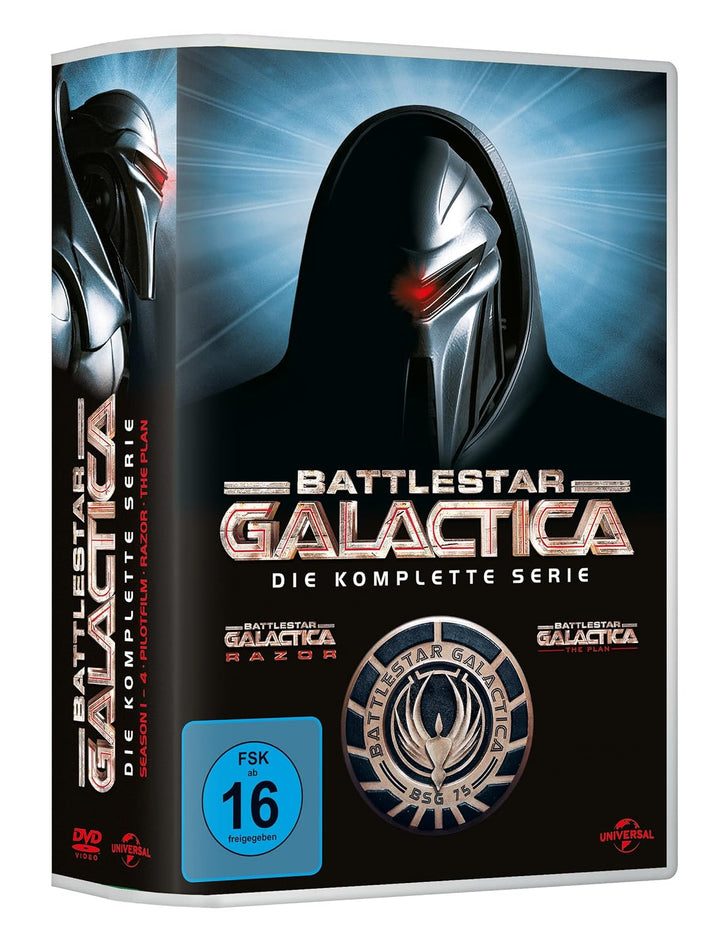 Battlestar Galactica - Season 1-4/Die komplette Serie [25 DVDs], DVD