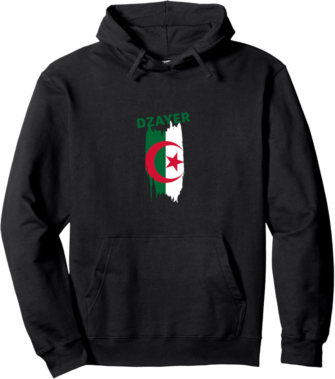 Flagge Algerien Pullover Hoodie